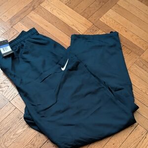 Nike Men's Dark BlueJoggers with White Logo